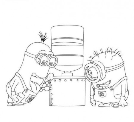 Print Minions Despicable Me Disney Coloring Pages or Download 