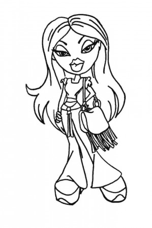 Cloe Bratz Coloring Pages Online - Bratz Coloring Pages : Free 