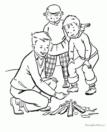 camping-coloring-pages- 