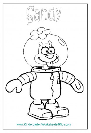 spongebob And gary Colouring Pages