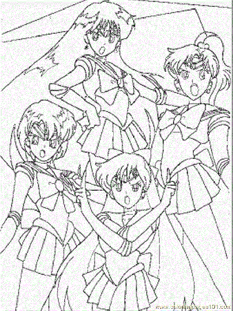 Coloring Pages Sailor Coliring 66 (Cartoons > Sailor Moon) - free 