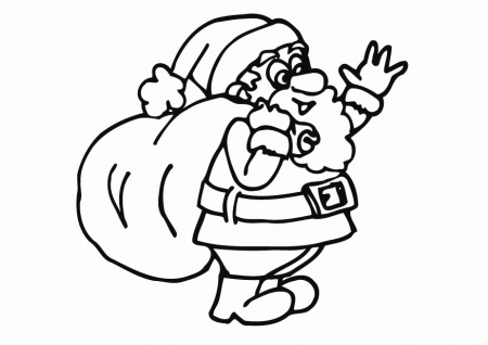 Santa Claus Coloring Pages - Coloring For KidsColoring For Kids