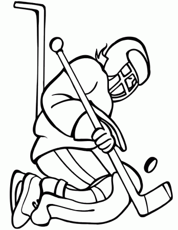 Hockey coloring pages 36 / Hockey / Kids printables coloring pages