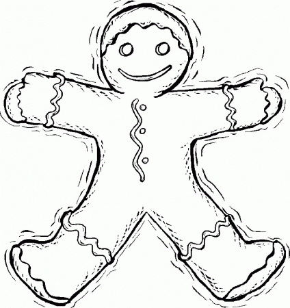 GINGERMAN Colouring Pages