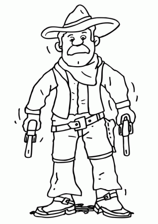 Cowboys Coloring Pages Free Printable Download | Coloring Pages Hub
