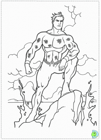 Aquaman Coloring page