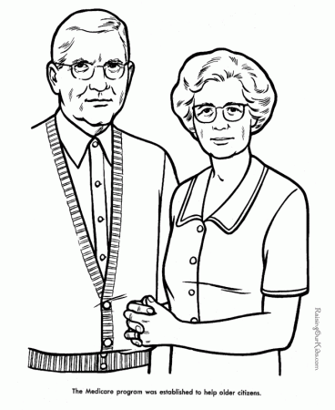 Medicare - History coloring pages for kid 122