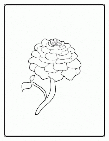Rose bud coloring page printable mycrws.
