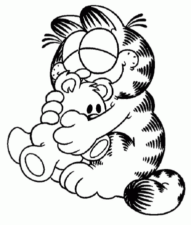 Garfield Coloring Pages | Inspire Kids