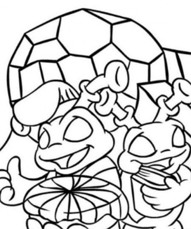 Print Or Download Neopets Kreludor Free Printable Coloring Pages 