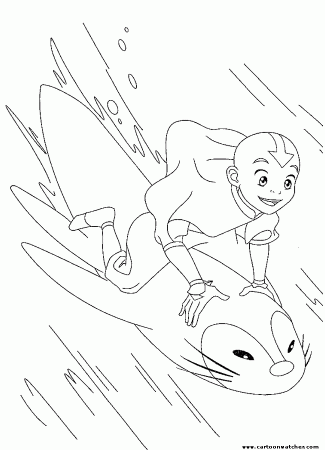 AVATAR THE LAST AIRBENDER Colouring Pages (page 2)
