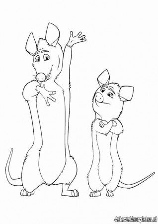 Over the Hedge coloring pages - Printable coloring pages