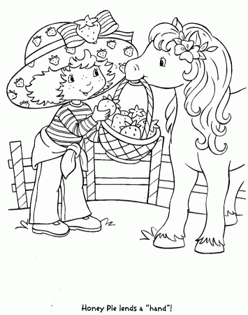 Strawberry-shortcake-coloring-pages-3 | Free Coloring Page Site