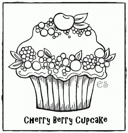 29 Cupcake Coloring Pages