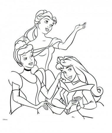 Disney Princess Coloring Pages For Kids Free Disney Coloring Pages 