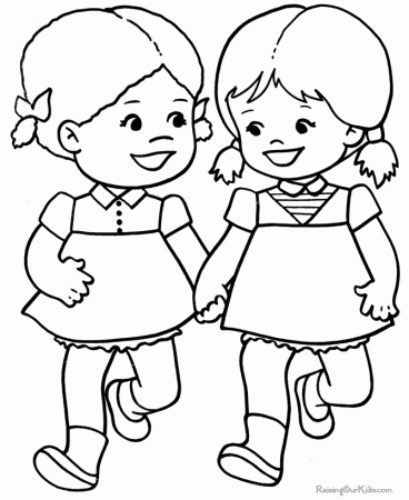 valentine coloring page for child