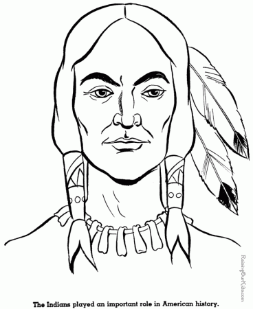 american indian coloring sheets | Coloring Pages