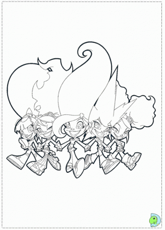 Trollz Coloring page