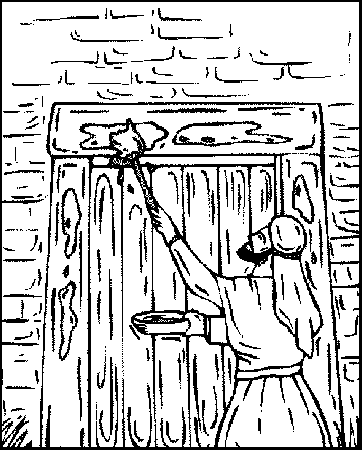 passover lamb Colouring Pages