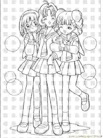 Card Captors Colouring Pages (page 2)