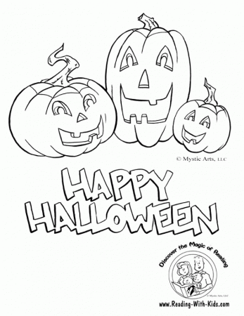 free disney halloween coloring pages | Coloring Pages For Kids