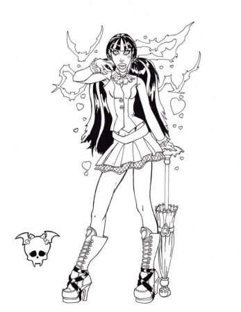 Best Printable Monster High Coloring Pages For Kids Free Monster 