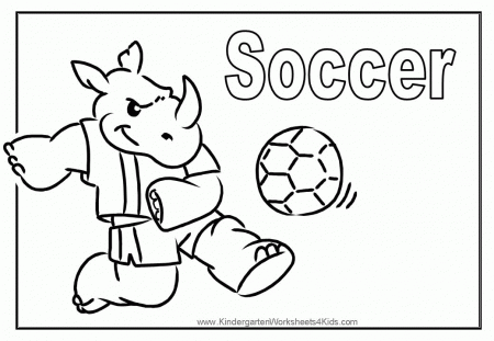 Soccer Coloring Pages Printable - Enjoy Coloring