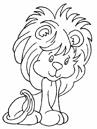Printable Lions Lion5 Animals Coloring Pages - Coloringpagebook.com
