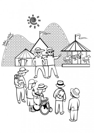 Coloring page carnival - img 11350.