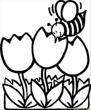 Coloring Pages Busy Bee Tulips Rdax 65 (Cartoons > Bee Movie 