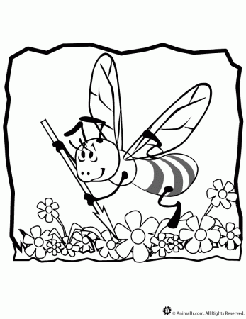 ed bumblebee Colouring Pages