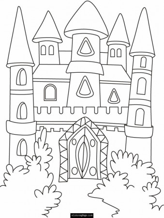 Castle Coloring Pages | eColoringPage.com- Printable Coloring Pages