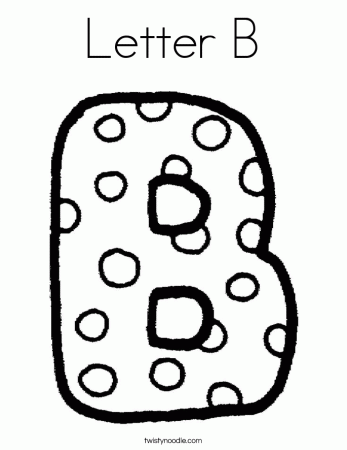 Bubble Letter R Coloring Page