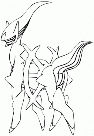 Legendary Pokemon Coloring Pages Arceus Word Of Game 278194 Lugia 