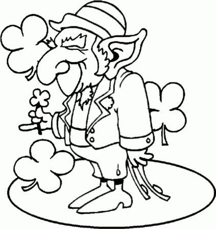 Coloring Pages Leprechaun 502 | Free Printable Coloring Pages