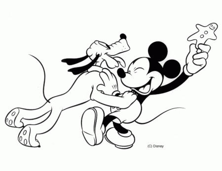Animal Coloring Free Printable Mickey Mouse Coloring Pages For 