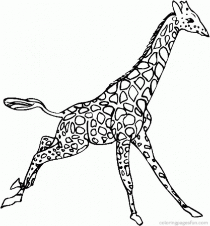 Giraffe | Free Printable Coloring Pages – Coloringpagesfun.com