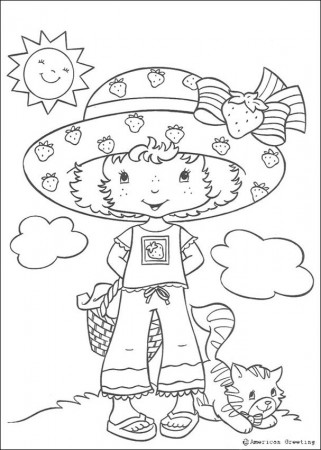 STRAWBERRY SHORTCAKE coloring pages - Strawberryland