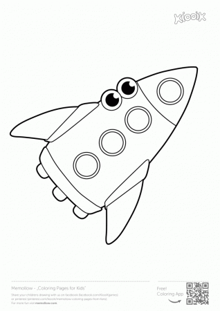Rocket And Astronaut Coloring Pages