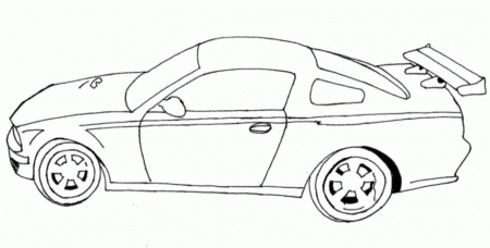 Tuning Car Coloring Pages