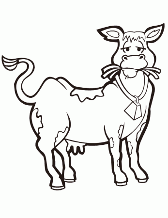 Cow Head Coloring Pages Cows Coloring Pages Free