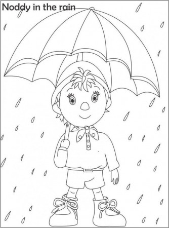 Noddy Coloring Pages Coloring Book Area Best Source For Coloring 
