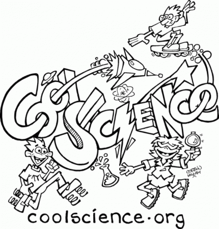 Science Coloring Page For Kids | 99coloring.com