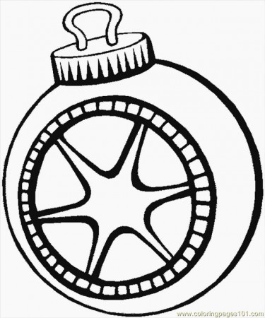 Coloring Pages Ornament (Holidays > Christmas) - free printable 