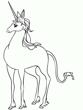 Unicorn Coloring Pages : Face Unicorn Coloring Page Kids Coloring Art
