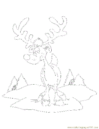 white tailed deer fawn Colouring Pages