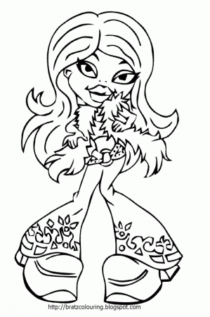 Free Printable Bratz Coloring Pages For Kids Free Download 289417 