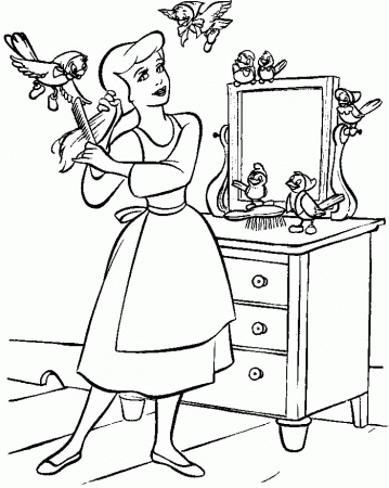 Cinderella Coloring Pages | Free coloring pages