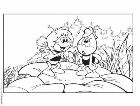 Maya The Bee Coloring Pages 44 | Free Printable Coloring Pages 