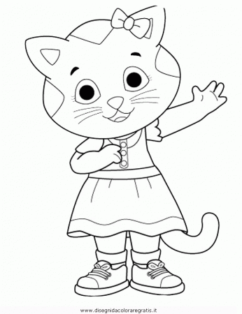 Daniel tiger Colouring Pages